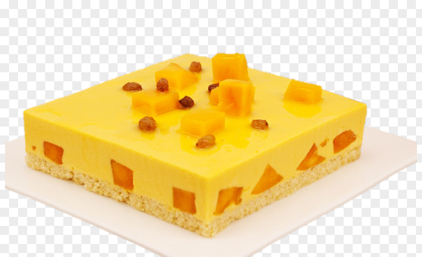 Mango Cream Cake Mousse Sponge Bakery PNG