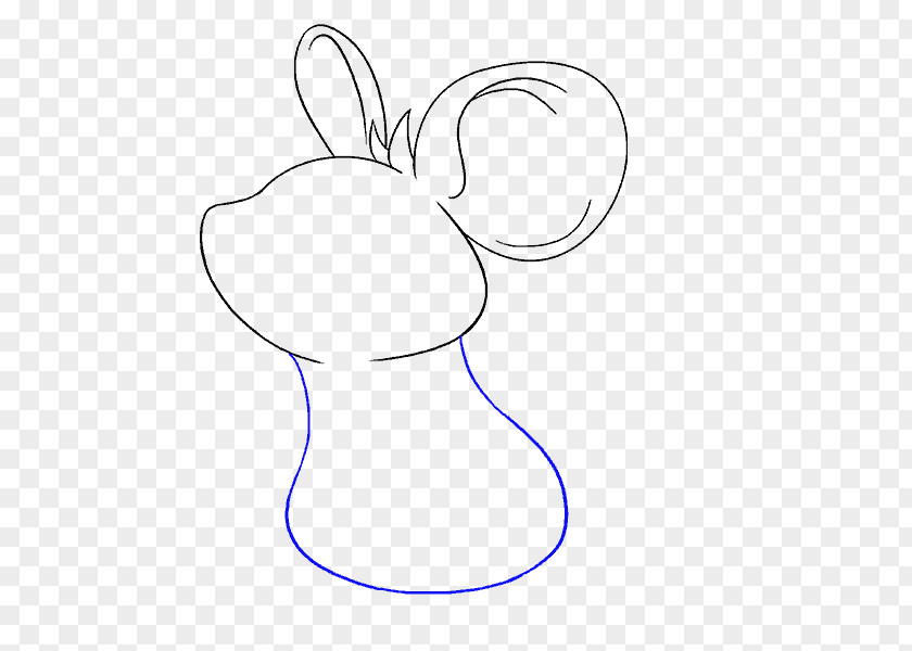 Neck Drawing Clip Art Easter Bunny Illustration Line PNG