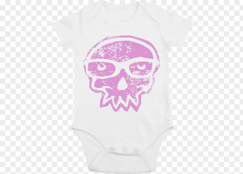 Pink Skull T-shirt Baby & Toddler One-Pieces Clothing Bodysuit CafePress PNG