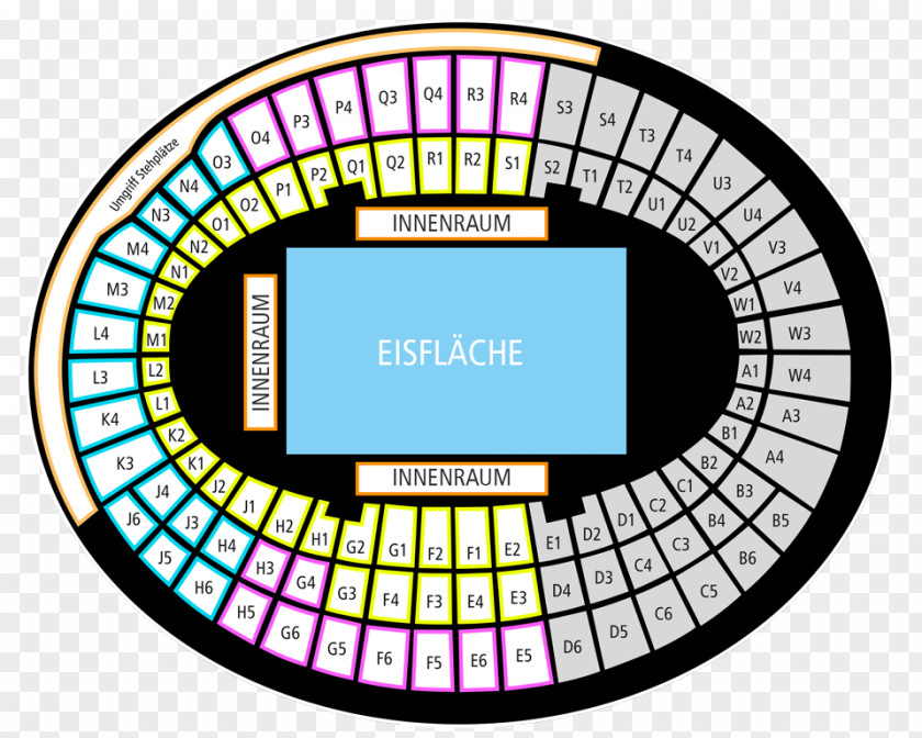 Product Physical Map Olympic Stadium Munich Olympiahalle München Ticket Im Olympiapark Stehplatz Concert PNG