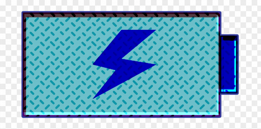 Rectangle Turquoise Batter Low Icon Battery Charge PNG