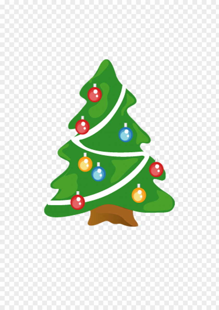 Christmas Tree Holiday Santa Claus Ornament Clip Art PNG