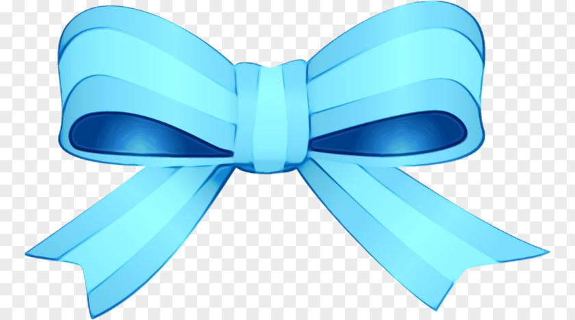 Fashion Accessory Teal Bow Tie PNG