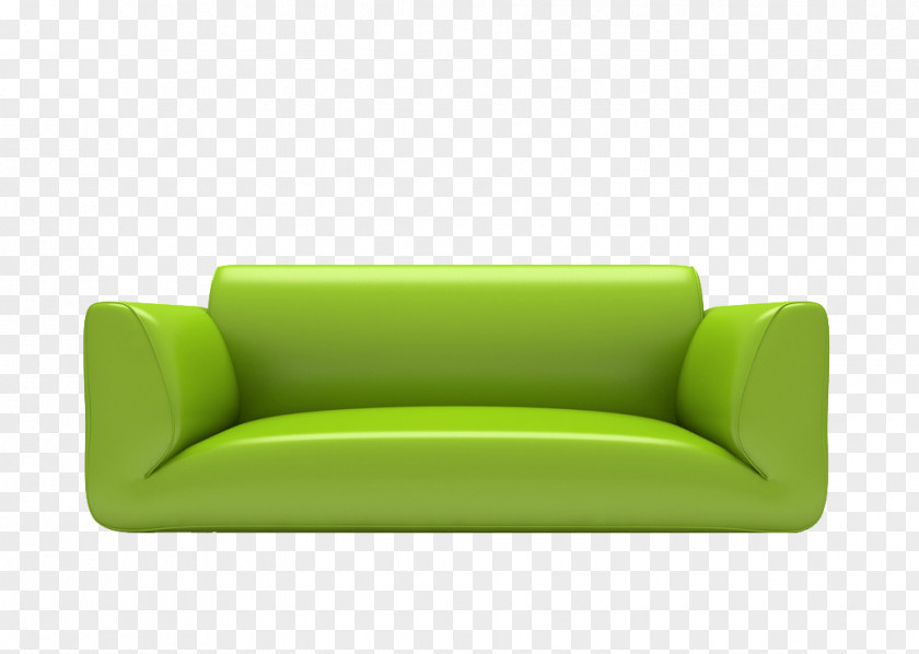 Green Sofa Bed Rectangle Furniture PNG