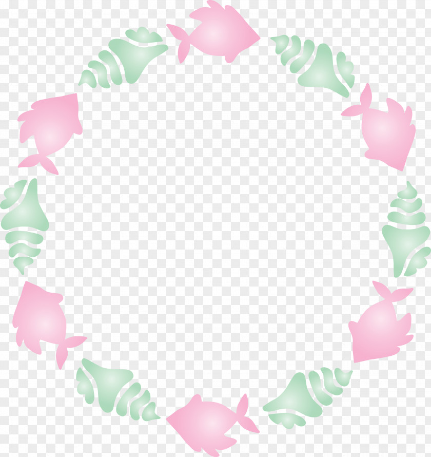 Sea Shell Frame PNG