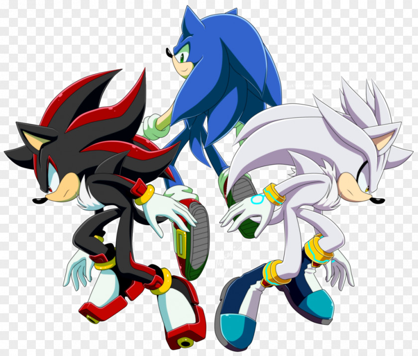 Sonic The Hedgehog And Secret Rings Shadow Amy Rose & Knuckles PNG