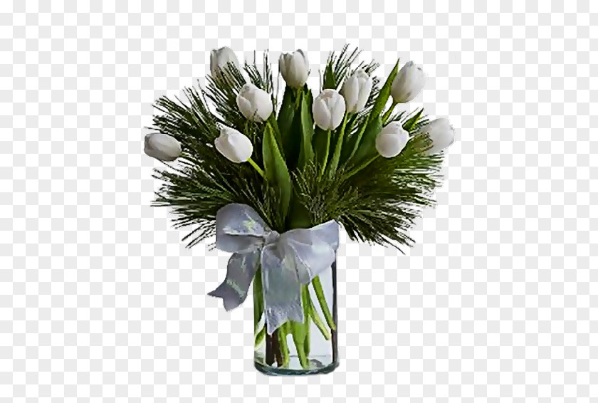 A Variety Of Ornamental Flowers Tulip Flower Bouquet Floristry Gift PNG
