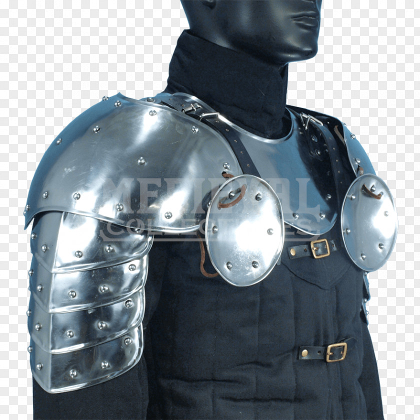 Armour Plate Body Armor Pauldron Components Of Medieval PNG