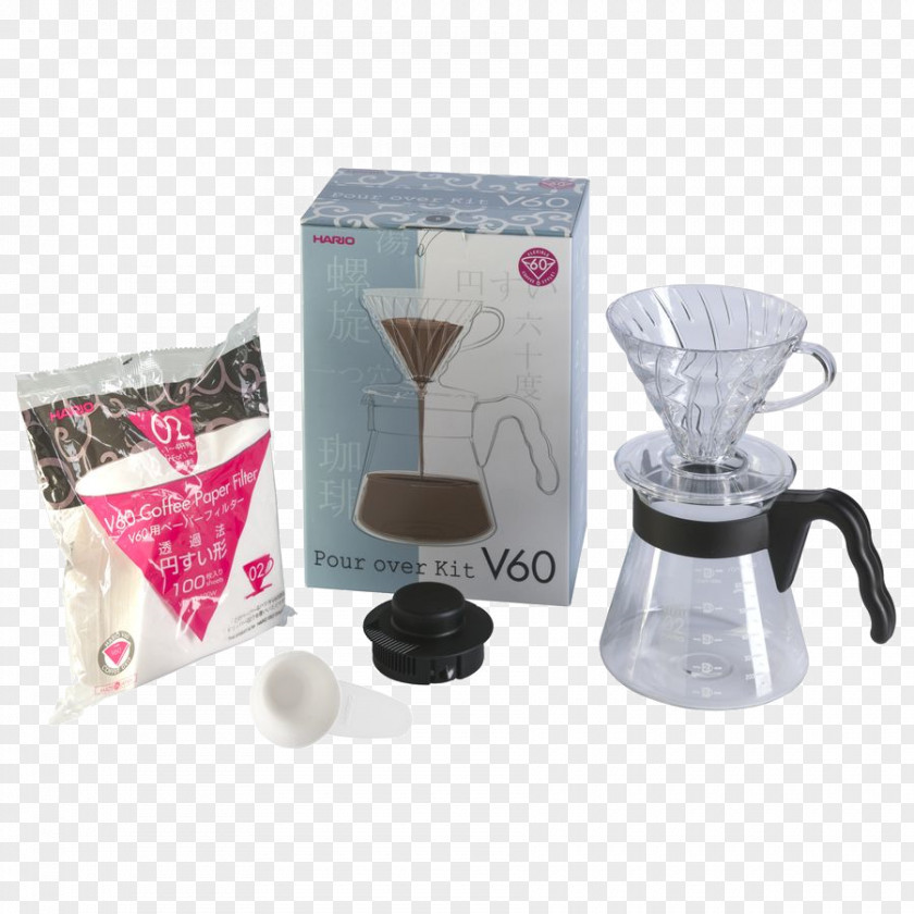 Coffee Brewed Espresso Hario V60 Ceramic Dripper 01 VCSD-02-EX PNG