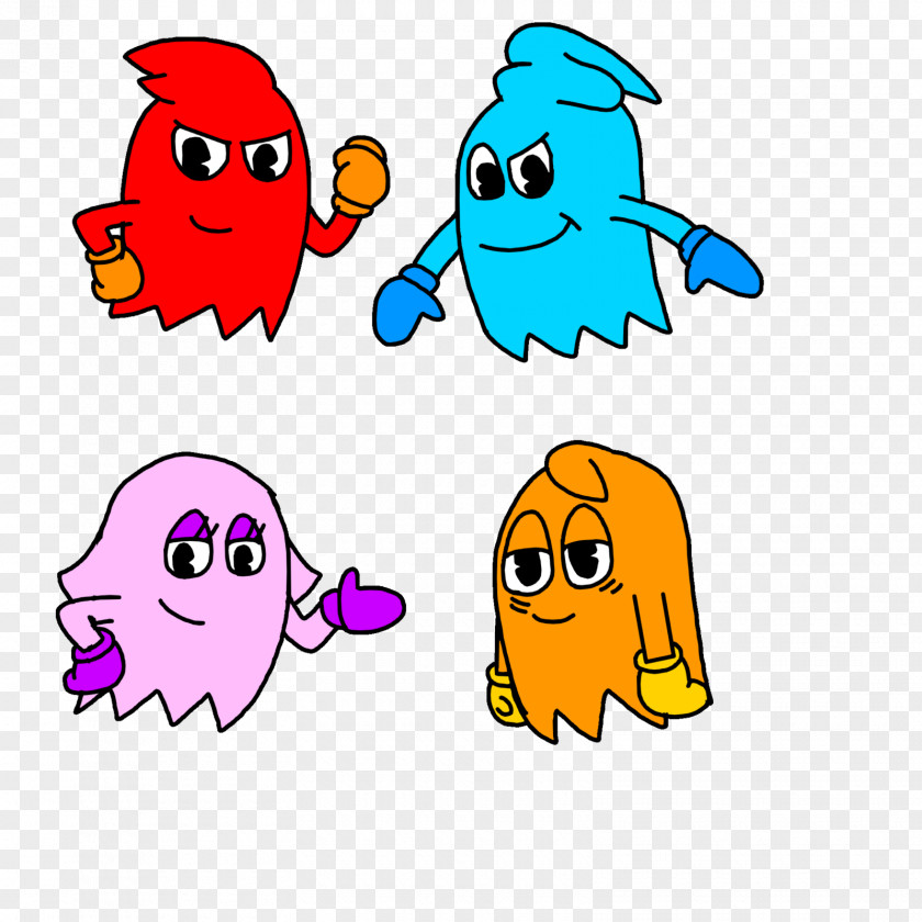 Pac Man World 3 Ghosts Pac-Man Clip Art PNG