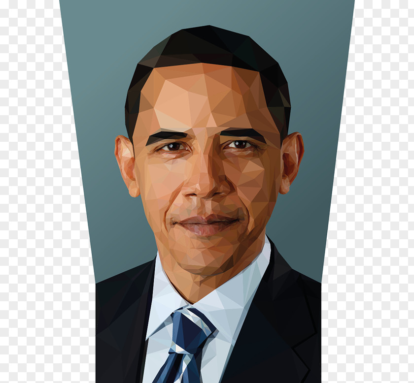 Geometric Polygonal Barack Obama White House President Of The United States Politician Democratic Party PNG