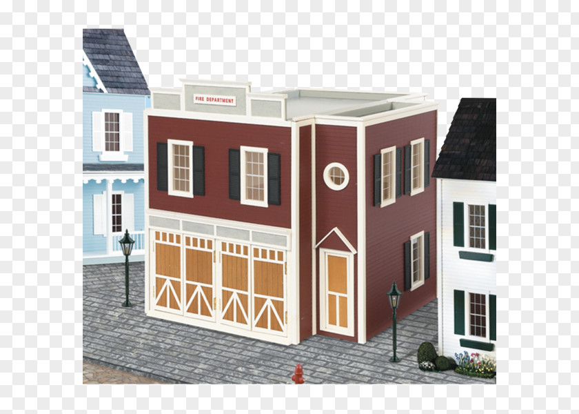 Home Dollhouse Building Fire Station PNG