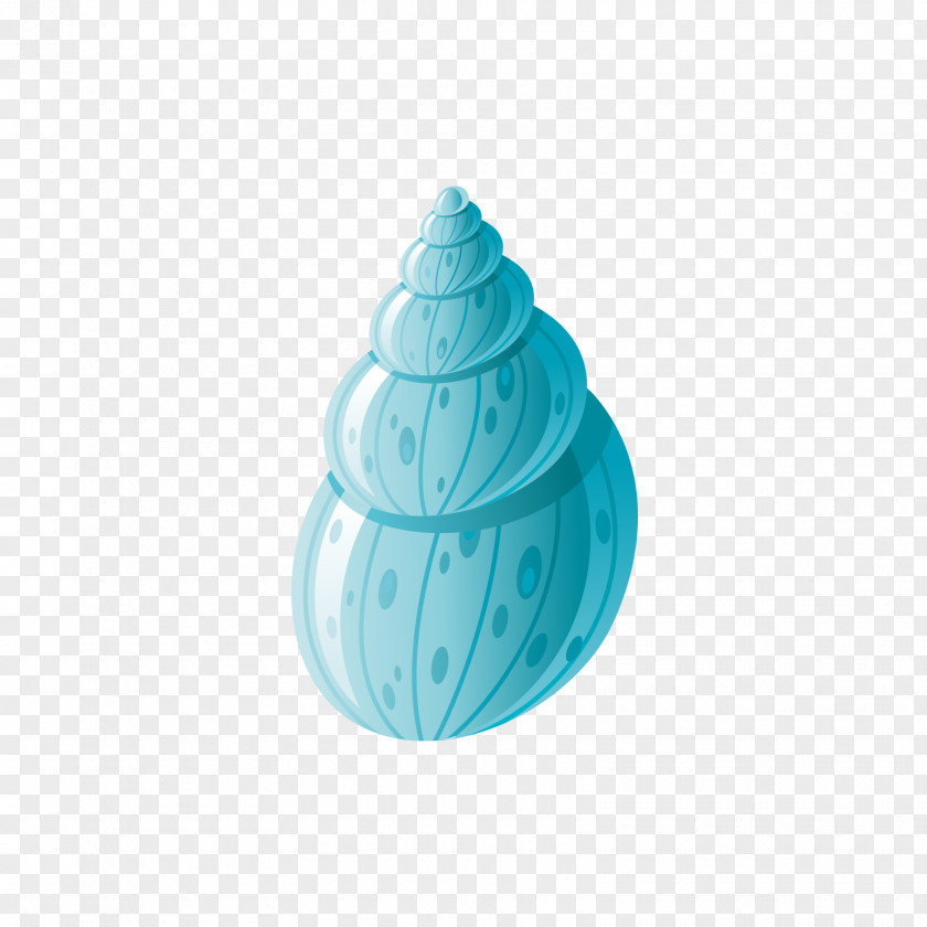 Blue Conch Seashell Sea Snail Caracol PNG