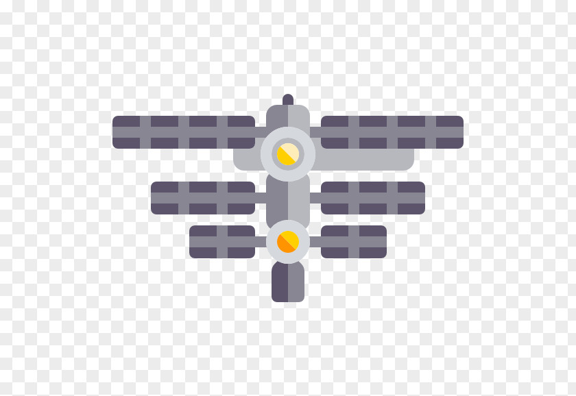 Creative Space Station International Satellite Icon PNG