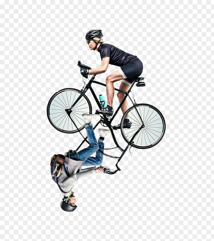 Sports Bike Poster Promotion Bicycle Pedal Advertising Graphic Design PNG