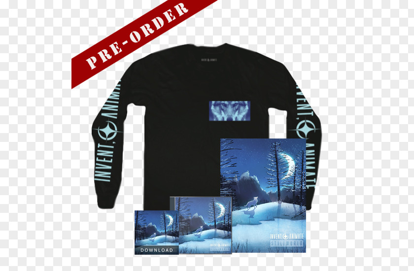 T-shirt Long-sleeved Stillworld Invent Animate PNG