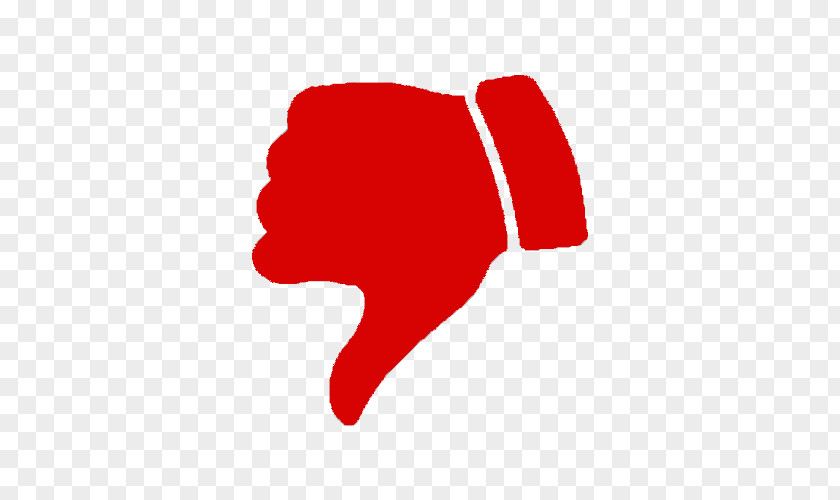 Thumbs Down Thumb Signal Red Clip Art PNG