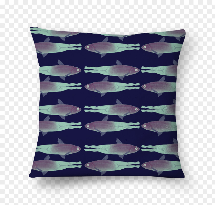 Alinha Azul Peixe Cristao Cushion Throw Pillows Mermaid Art PNG