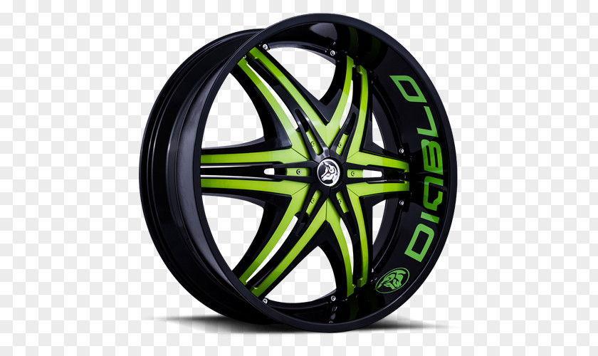 Car Wheel Rim Diablo Tire PNG