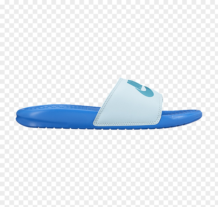 Colorful Nike Tennis Shoes For Women Sandal Benassi Women's Slide Slipper Shoe Blue Glacier PNG