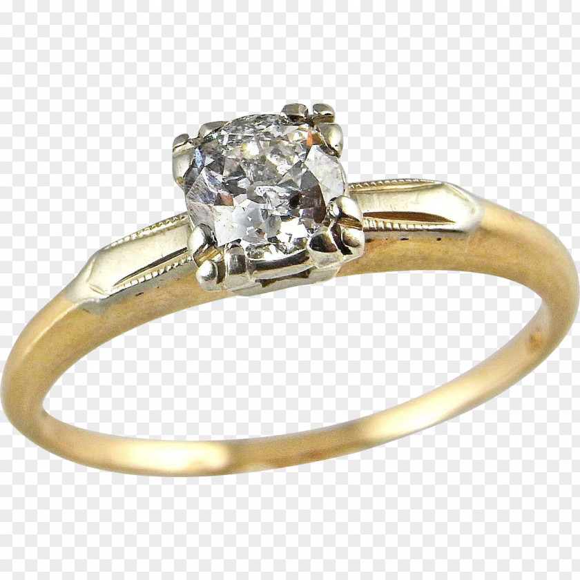 GOLD BANNER Engagement Ring Jewellery Wedding Gold PNG