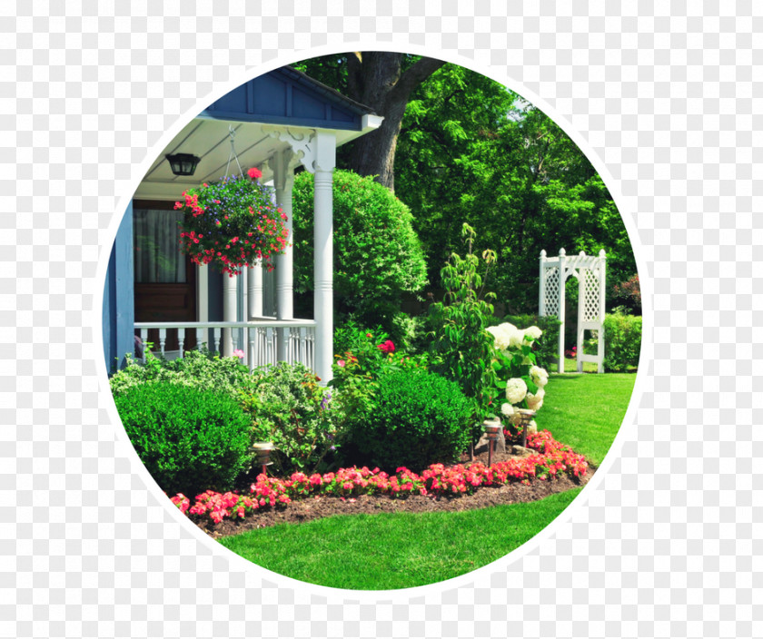 House Flower Garden Landscaping Front Yard PNG