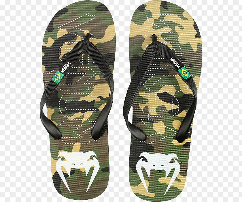 Sandal Flip-flops Military Camouflage Venum PNG