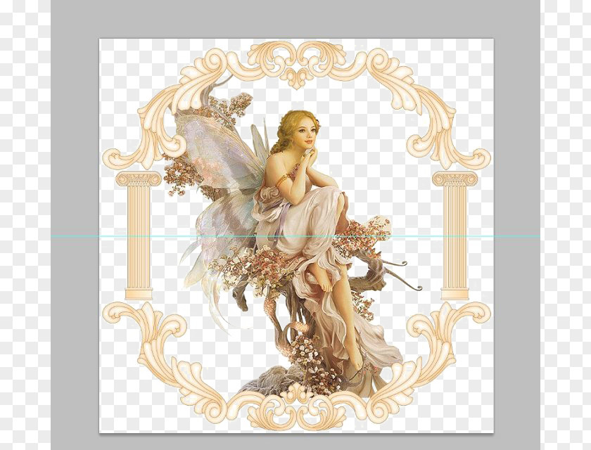 Butterfly Elf Oil Painting Reproduction 3D Computer Graphics Fantasy Fairy Female PNG