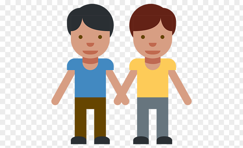 Emoji Holding Hands Man Clip Art PNG