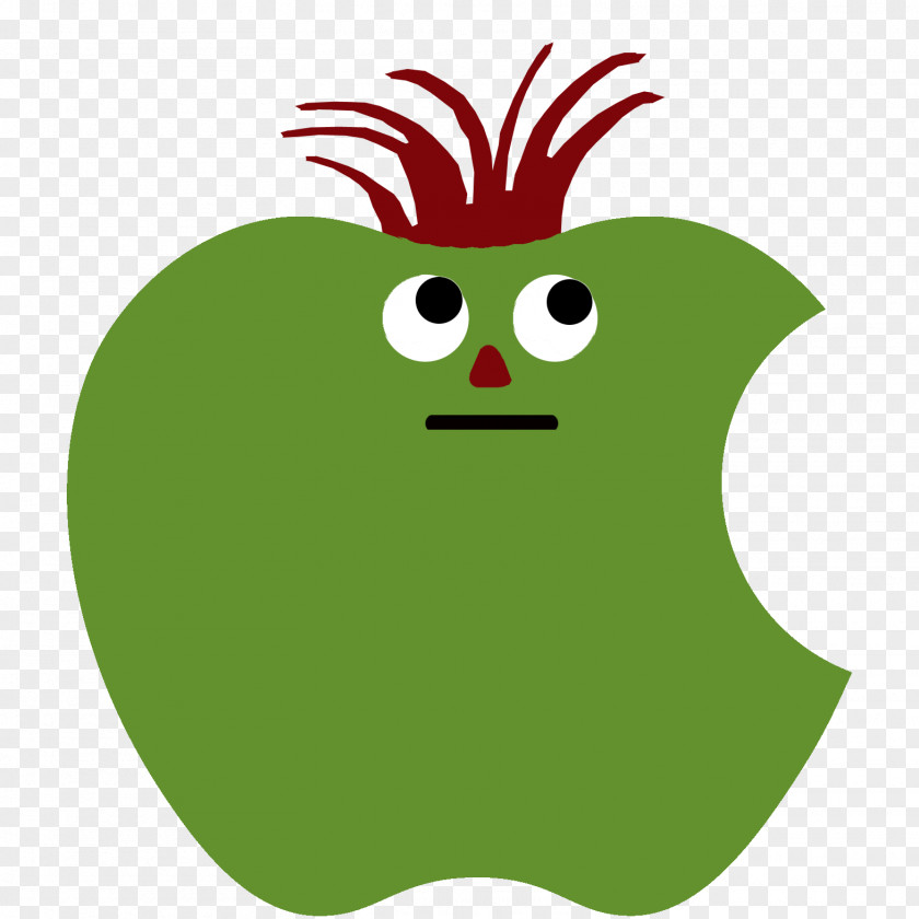 GREEN APPLE LocoRoco Apple PNG