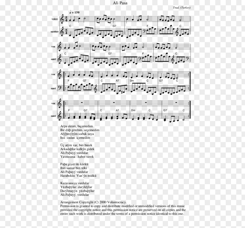 Musical Note ABC Notation Song Lyrics PNG