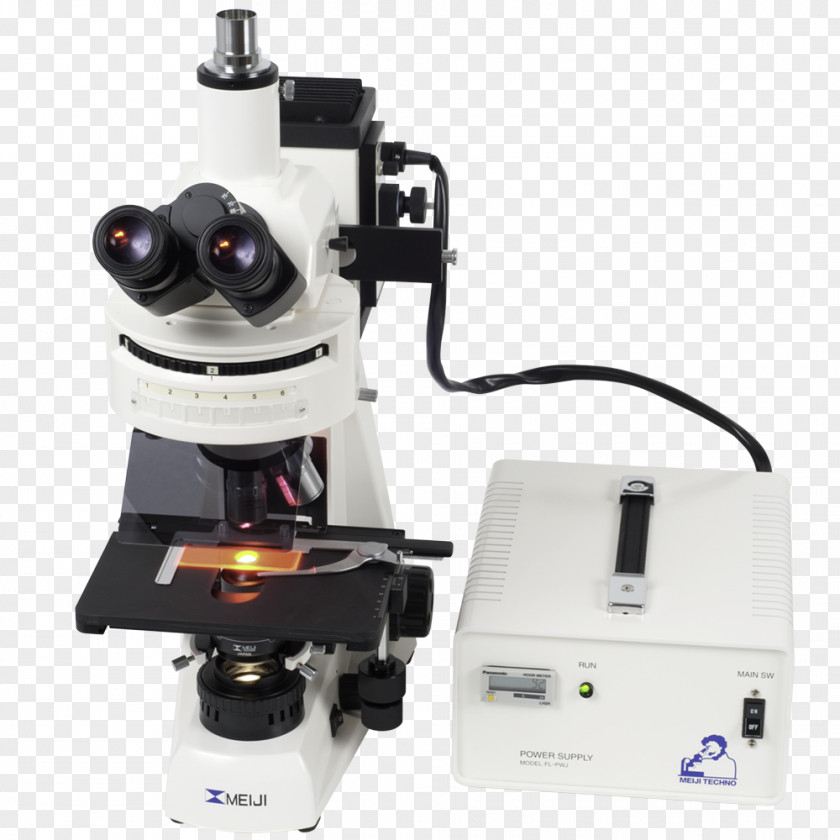 Techno Fluorescence Microscope Optical Instrument Microscopy PNG