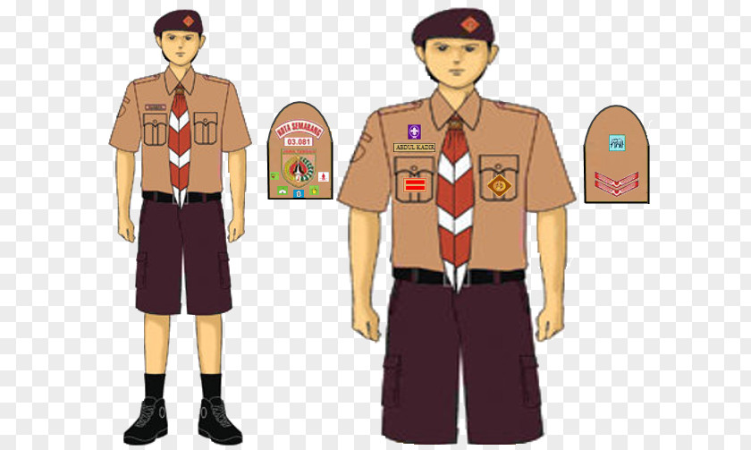 Siaga 1 Gerakan Pramuka Indonesia Seragam Rover Scout Anggota PNG