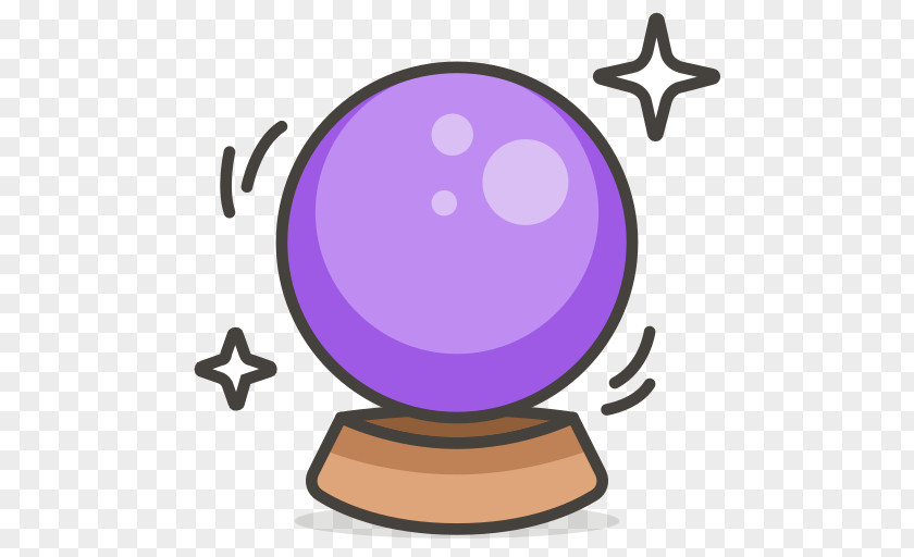Emoji Magic Crystal Ball PNG