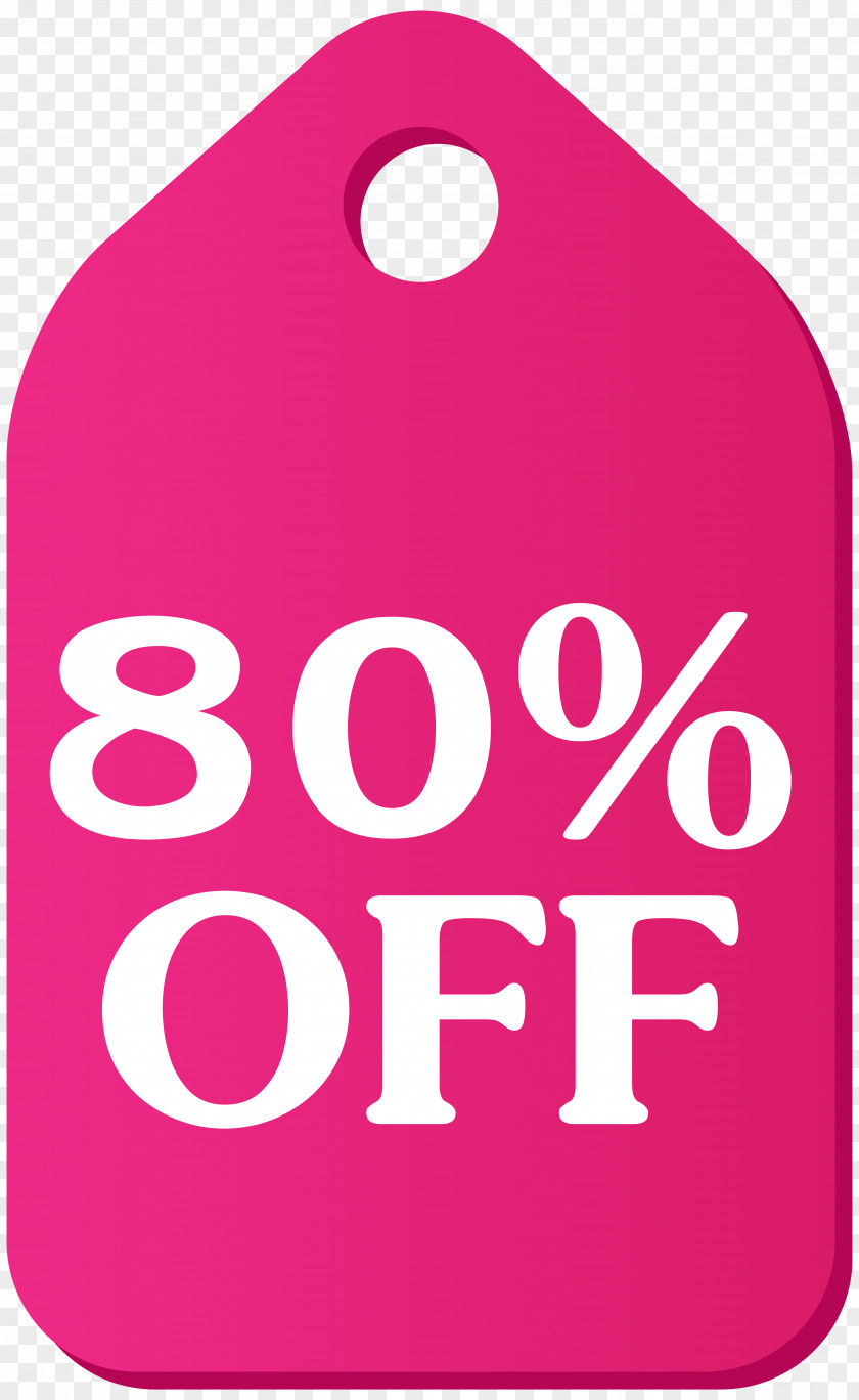 Pink Discount Tag Clip Art Image Icon PNG