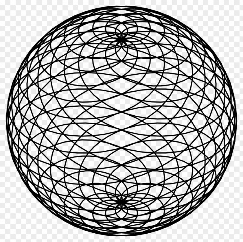 Spirals Wire-frame Model Sphere Clip Art PNG