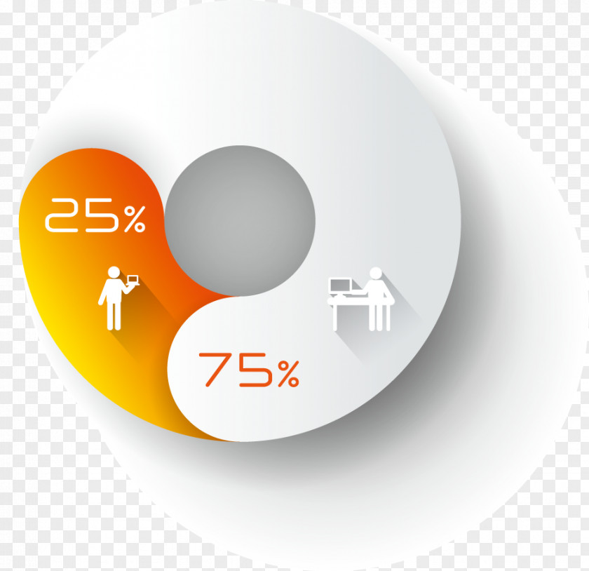 Vector PPT Design Circular Profile Graphic Flat Icon PNG