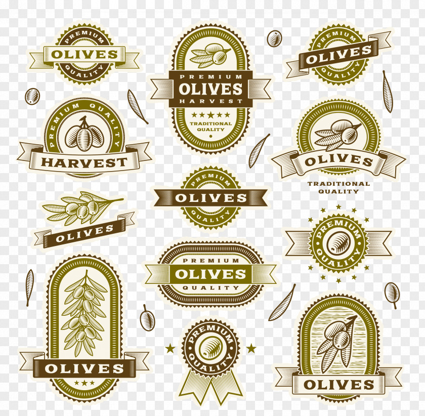 Beautifully Retro Olive Branch Icon Apple Royalty-free Vintage Clip Art PNG