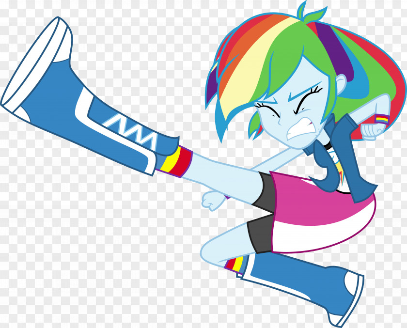 Godzilla Mlp Equestria Girls Rainbow Dash Soccer Kick My Little Pony PNG