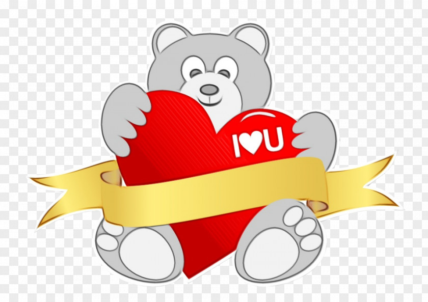 Love Bear Teddy PNG