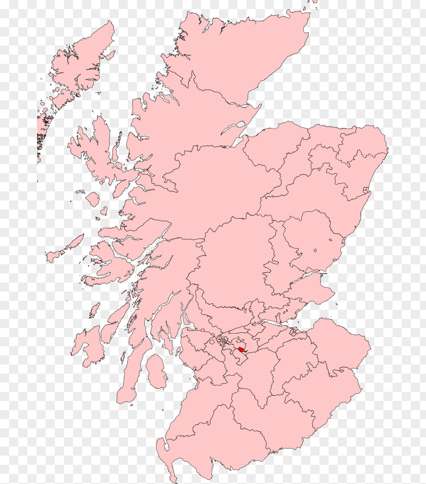 Map Edinburgh Blank Election Electoral District PNG