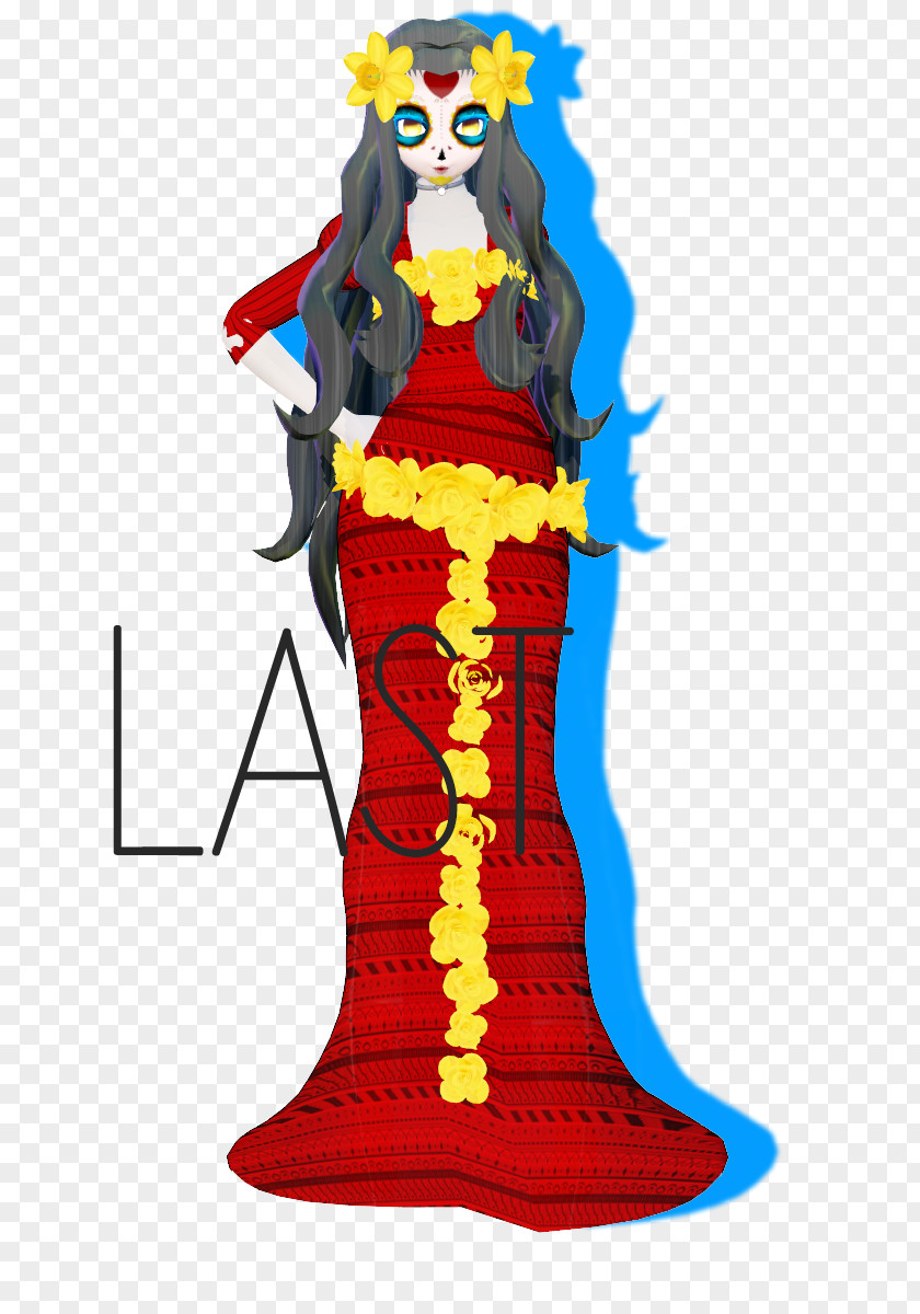 Muerte Costume Design Character PNG