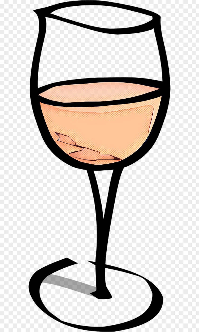Peach Champagne Stemware Wine Glass PNG