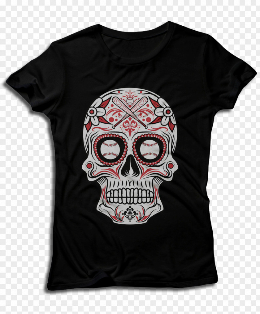 Sugar Skull T-shirt Clothing Top Rock Im Park PNG