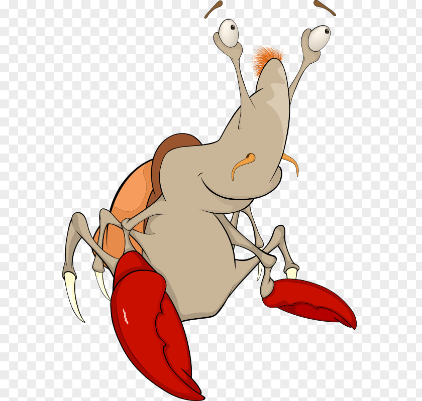 Vector Blue Crab Three Cartoon Stock Illustration PNG