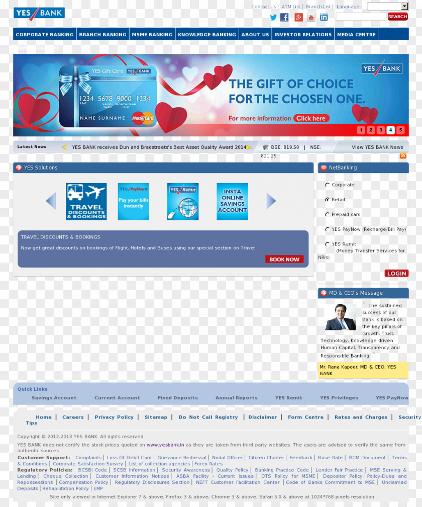 Yes Bank Online Banking Business Union Of India PNG