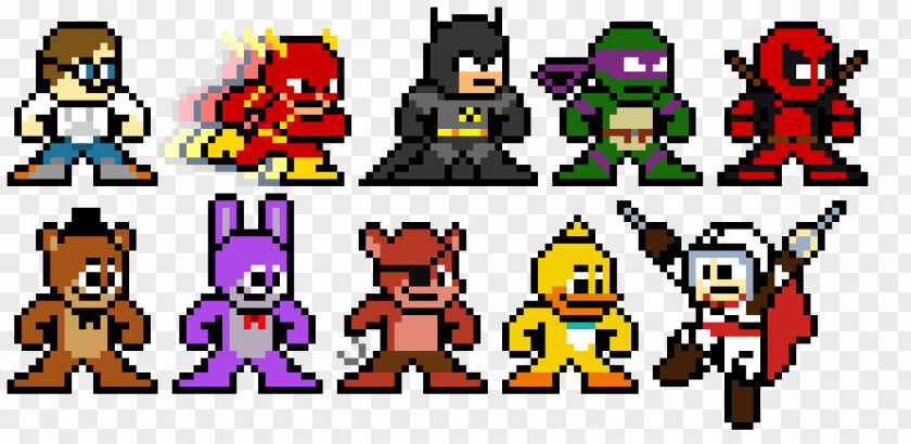 8 BIT 8-bit Character Game PNG