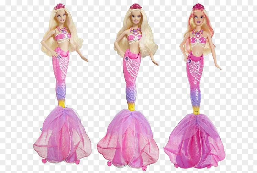 Barbie Doll Toy Mermaid Mattel PNG