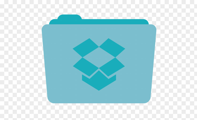 Folder Dropbox Turquoise Brand Aqua PNG