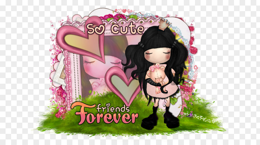 Forever Friend Rose Family Pink M Doll PNG